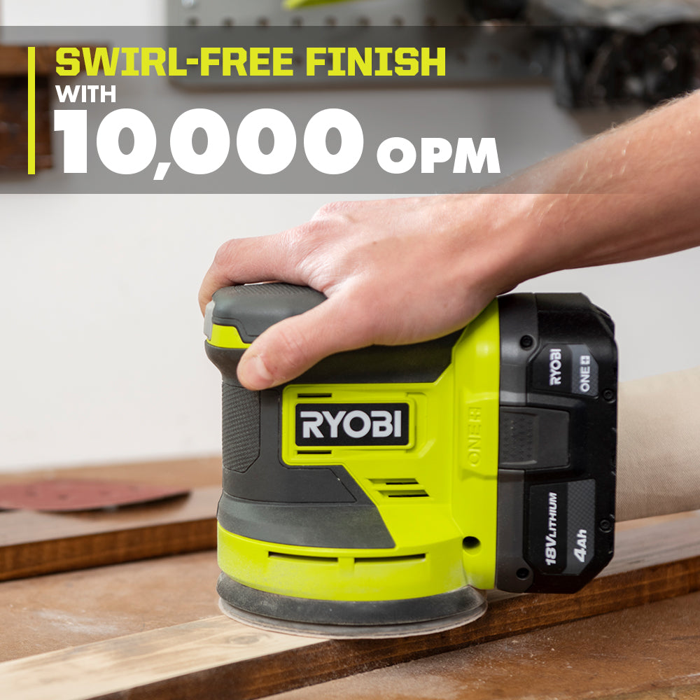 18V ONE+ 5″ RANDOM ORBIT SANDER | RYOBI