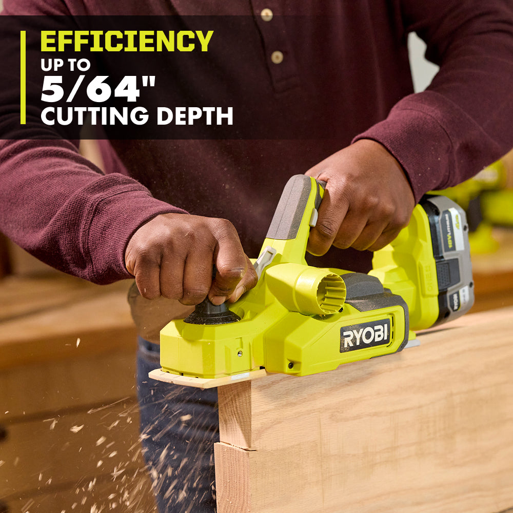18V ONE+? 3-1/4″ HAND PLANER | RYOBI