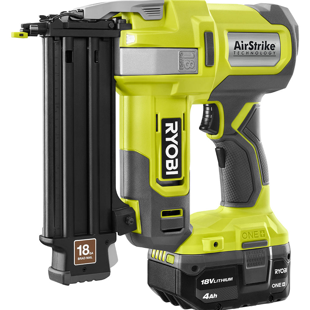 18V ONE+ AIRSTRIKE 18GA BRAD NAILER KIT | RYOBI