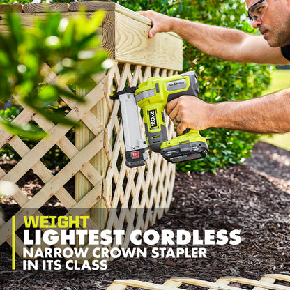 18V ONE+ AIRSTRIKE 18GA NARROW CROWN STAPLER | RYOBI