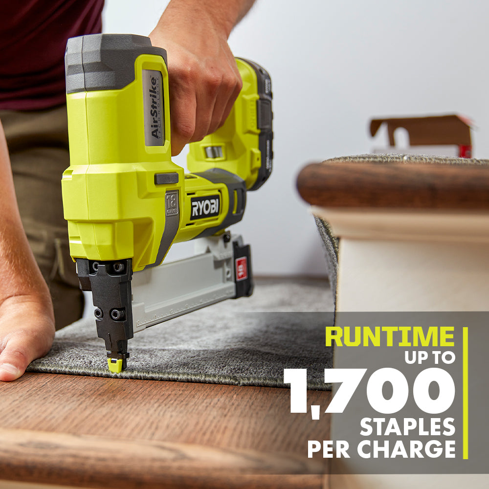 18V ONE+ AIRSTRIKE 18GA NARROW CROWN STAPLER | RYOBI