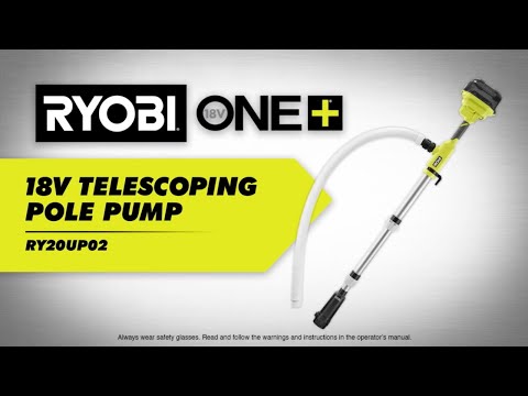 18V ONE+ 1/6 TELESCOPING POLE PUMP | RYOBI