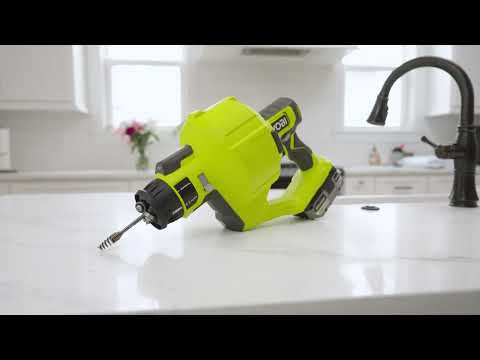 18V ONE+ 25′ DRAIN AUGER | RYOBI