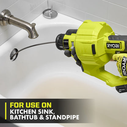 18V ONE+ 25′ DRAIN AUGER | RYOBI