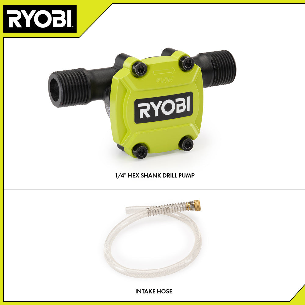 1/4″ HEX SHANK DRILL PUMP | RYOBI