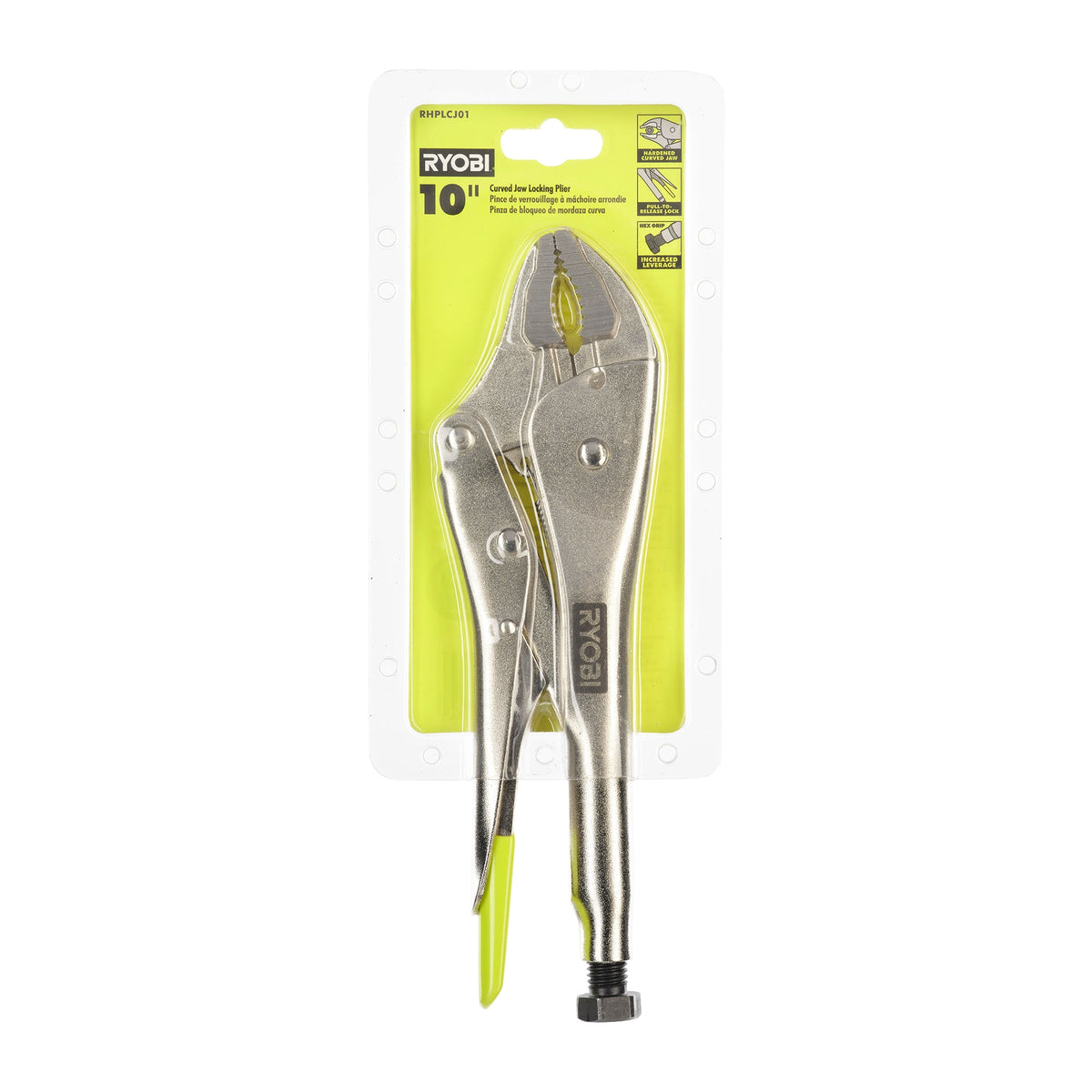 10″ CURVED JAW LOCKING PLIER | RYOBI