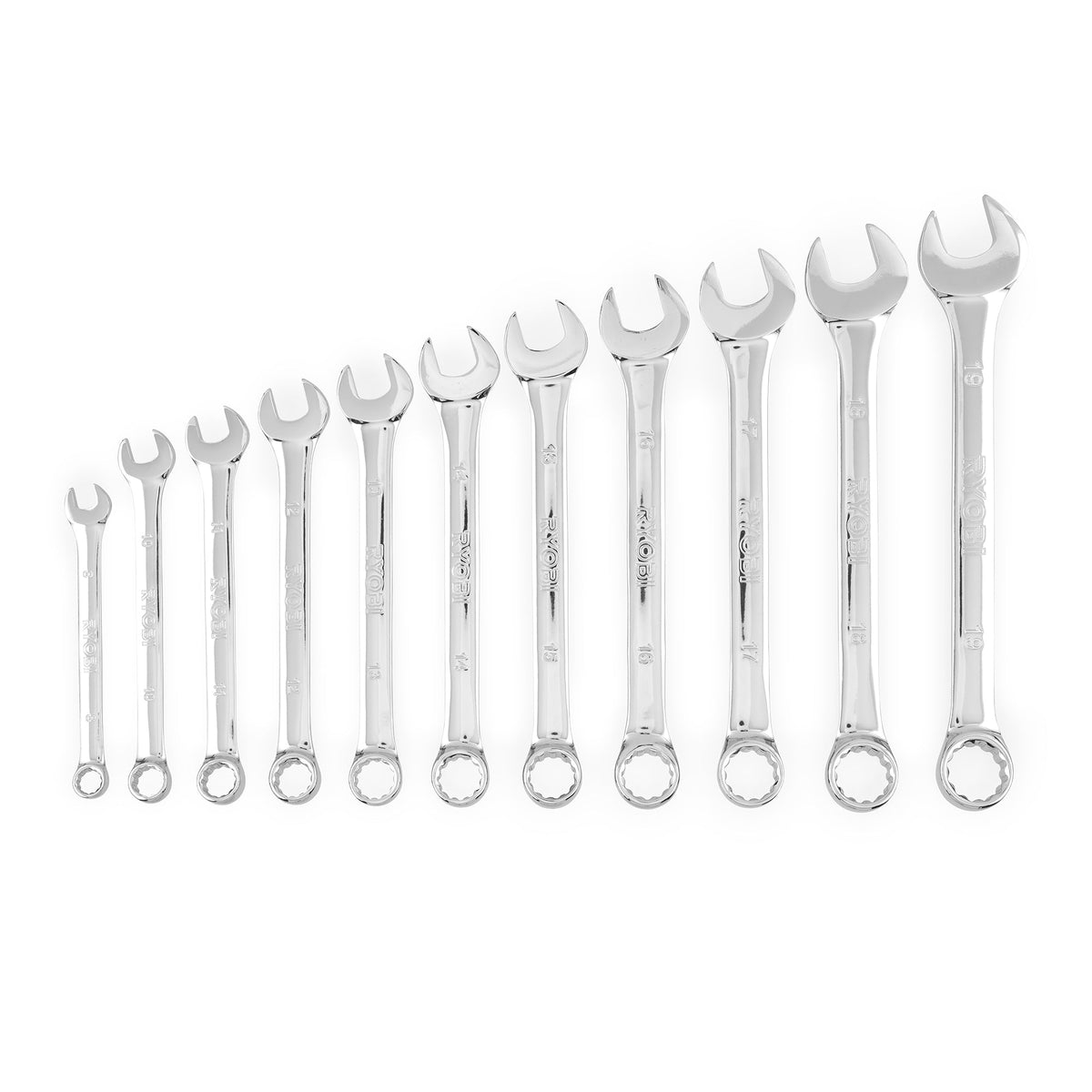 11 PC. METRIC COMBINATION WRENCH SET | RYOBI