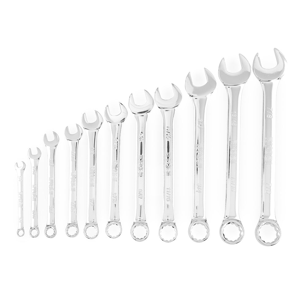11 PC. SAE COMBINATION WRENCH SET | RYOBI