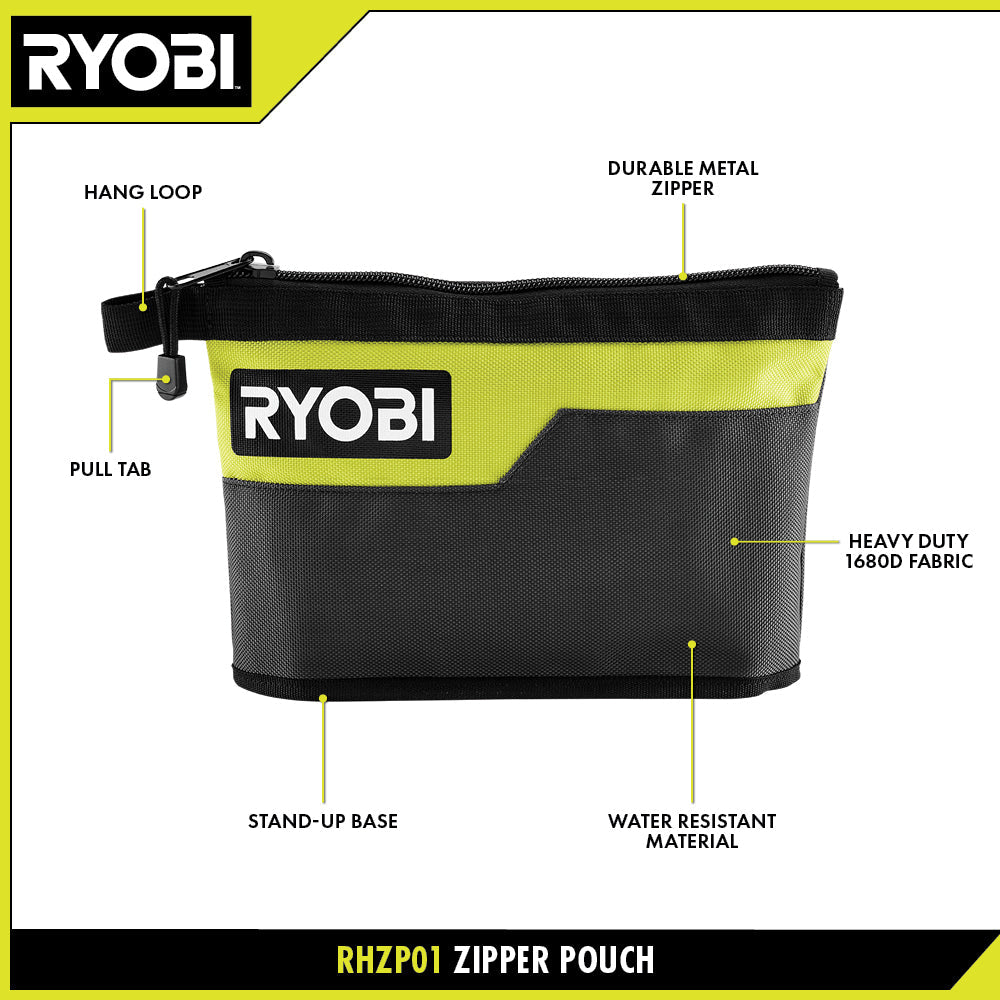 12″ ZIPPER POUCH | RYOBI