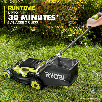 18V ONE+ 13″ PUSH MOWER | RYOBI