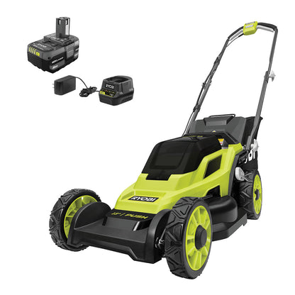 18V ONE+ 13″ PUSH MOWER KIT | RYOBI