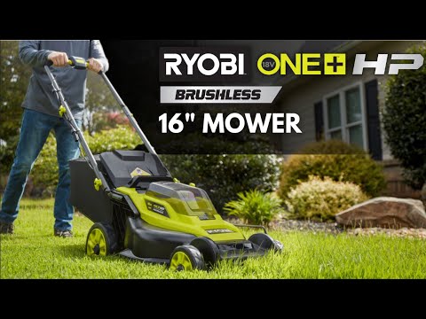 18V ONE+ HP BRUSHLESS 16″ PUSH MOWER | RYOBI