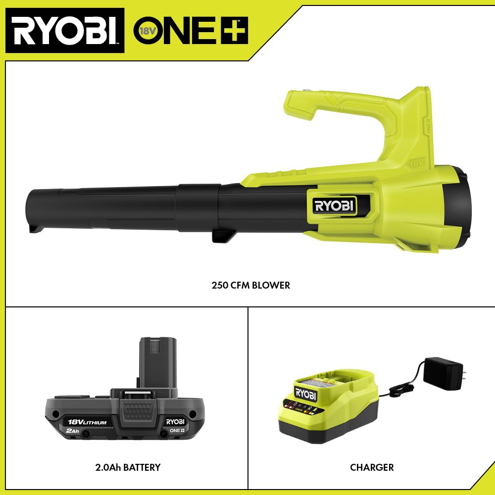 18V ONE+ 250 CFM BLOWER KIT | RYOBI