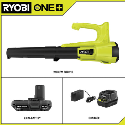 18V ONE+ 250 CFM BLOWER KIT | RYOBI