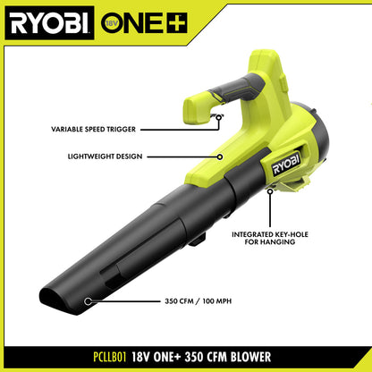 18V ONE+ 350 CFM BLOWER | RYOBI
