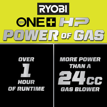 18V ONE+ HP BRUSHLESS 510 CFM WHISPER SERIES BLOWER | RYOBI