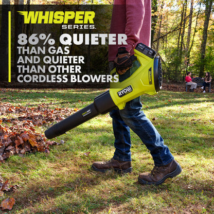 18V ONE+ HP BRUSHLESS WHISPER SERIES 450 CFM BLOWER | RYOBI