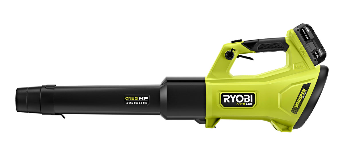 18V ONE+ HP BRUSHLESS WHISPER SERIES 450 CFM BLOWER KIT | RYOBI