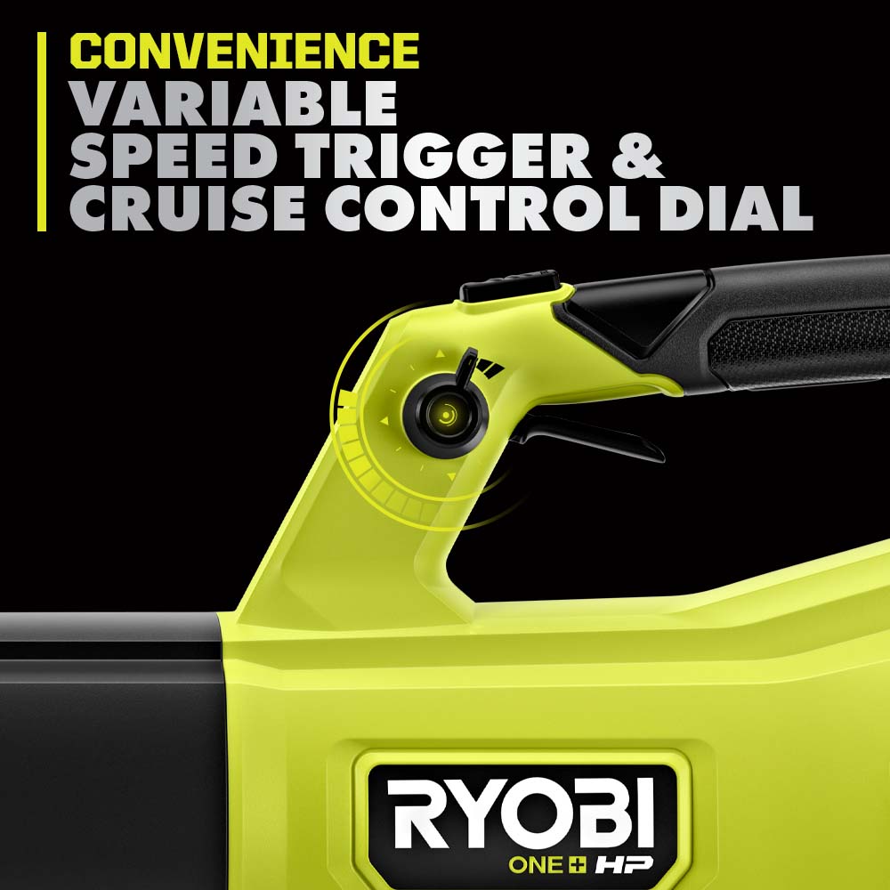 18V ONE+ HP BRUSHLESS WHISPER SERIES 450 CFM BLOWER KIT | RYOBI