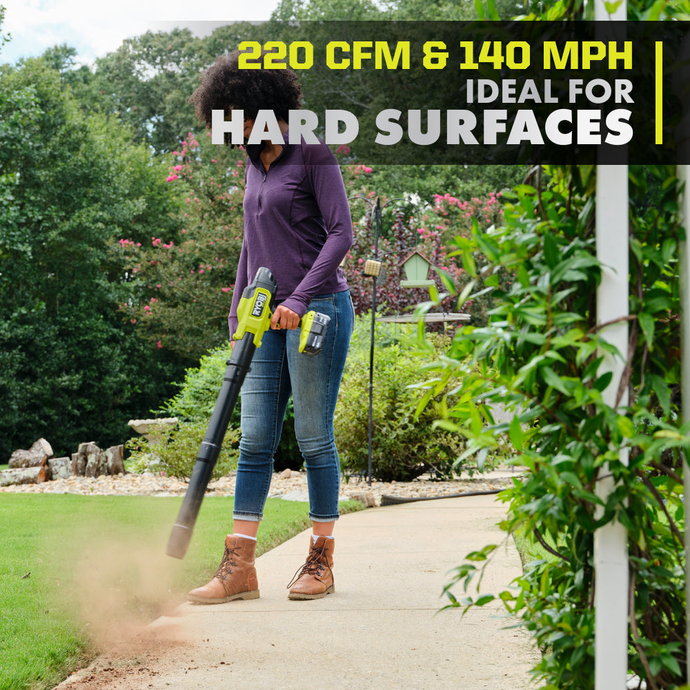 18V ONE+ HP COMPACT BRUSHLESS 220 CFM BLOWER | RYOBI