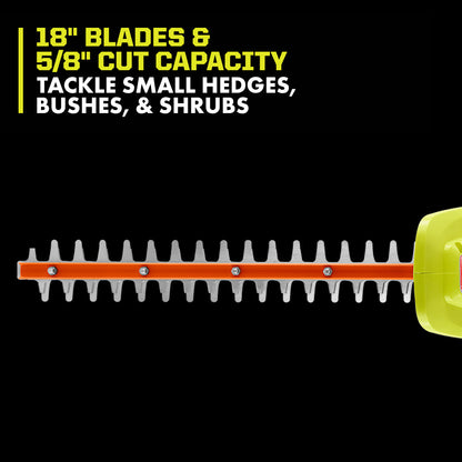 18V ONE+ 18″ HEDGE TRIMMER | RYOBI