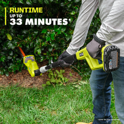 18V ONE+ 18″ POLE HEDGE TRIMMER | RYOBI