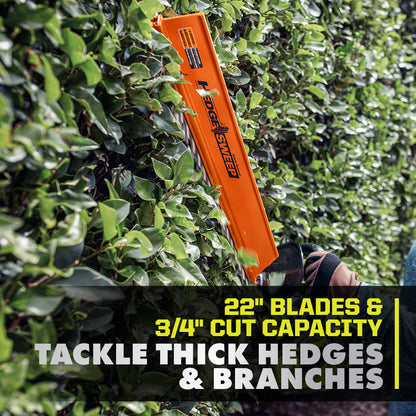 18V ONE+ HP BRUSHLESS 22″ HEDGE TRIMMER | RYOBI