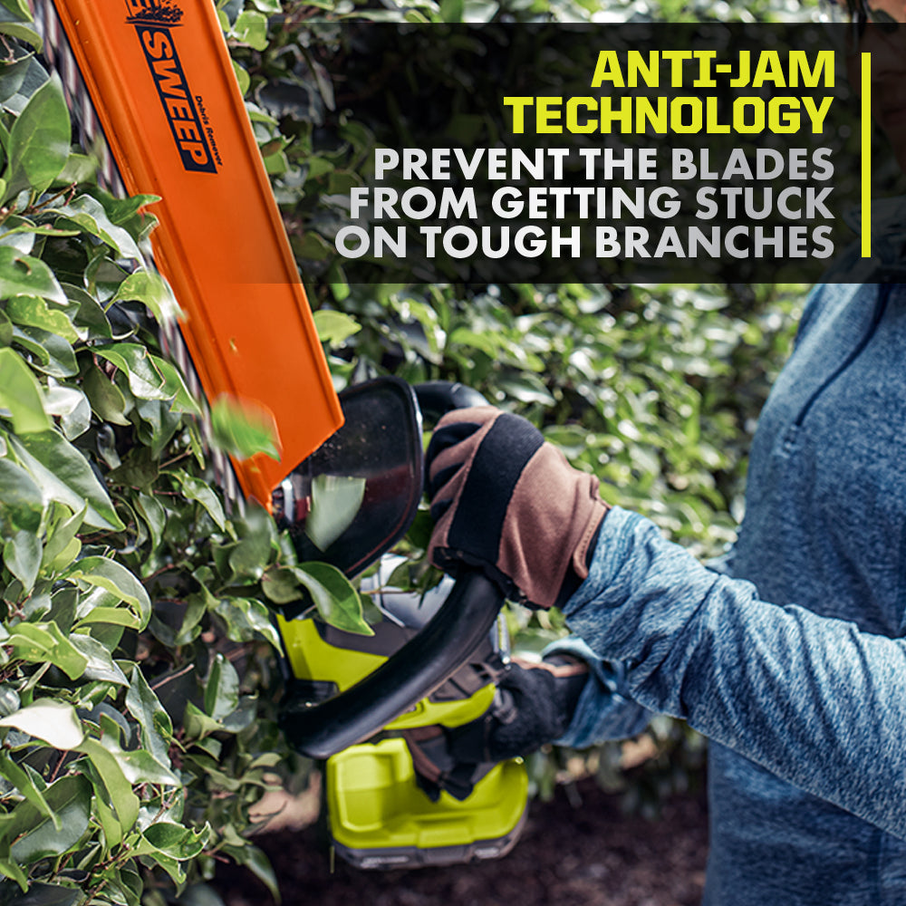18V ONE+ HP BRUSHLESS 22″ HEDGE TRIMMER | RYOBI