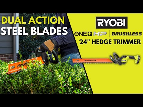 18V ONE+ HP BRUSHLESS 24″ HEDGE TRIMMER KIT | RYOBI