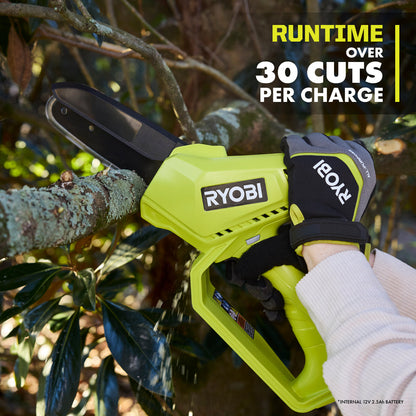 12V 6″ PRUNING CHAINSAW | RYOBI
