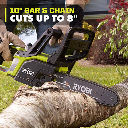 18V ONE+ 10″ CHAINSAW KIT | RYOBI