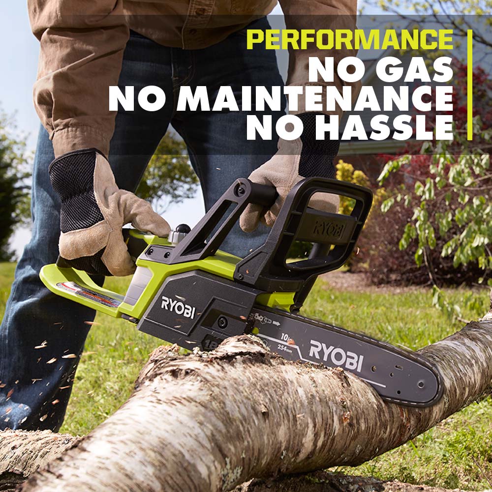 18V ONE+ 10″ CHAINSAW KIT | RYOBI