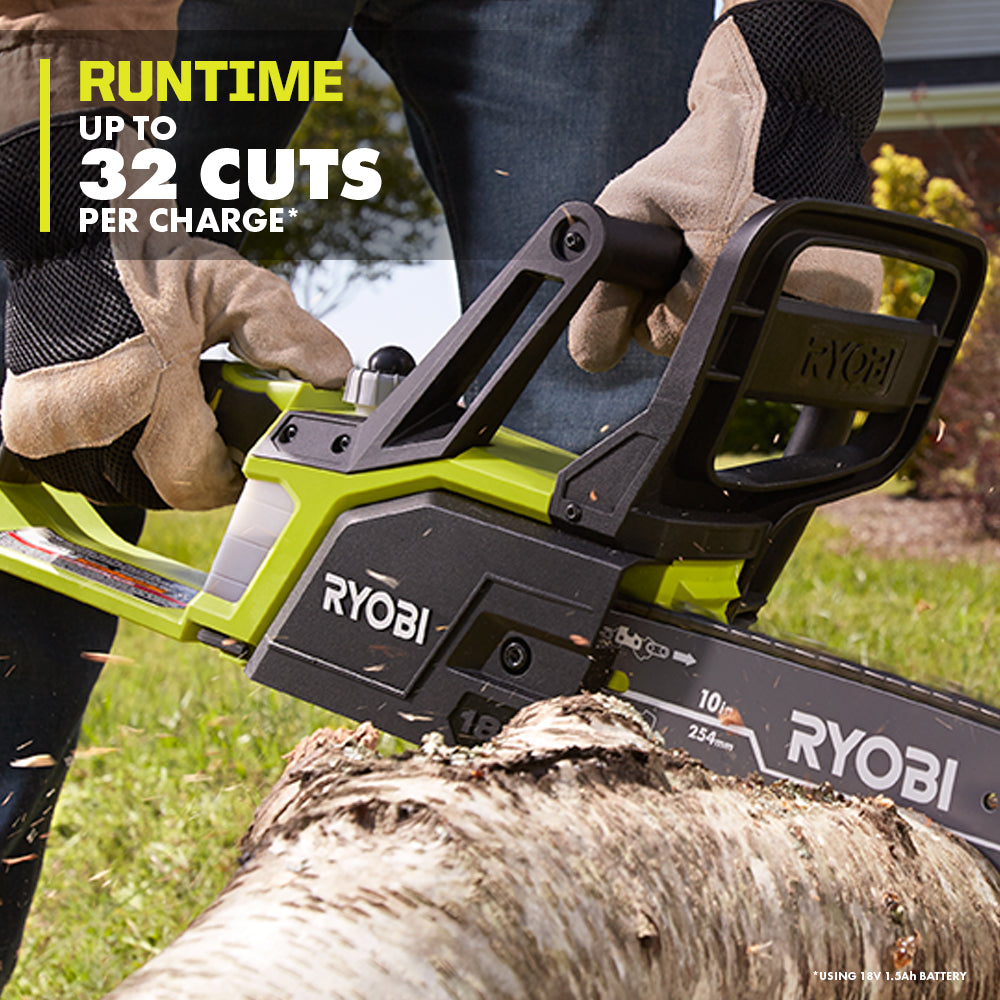 18V ONE+ 10″ CHAINSAW KIT | RYOBI