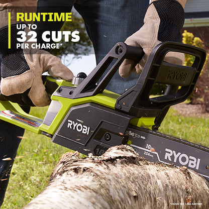 18V ONE+ 10″ CHAINSAW KIT | RYOBI