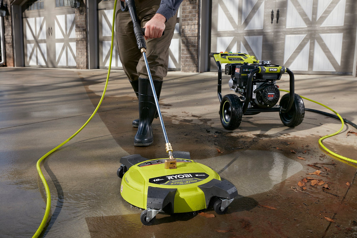 16″ 3700 PSI SURFACE CLEANER FOR GAS PRESSURE WASHER | RYOBI
