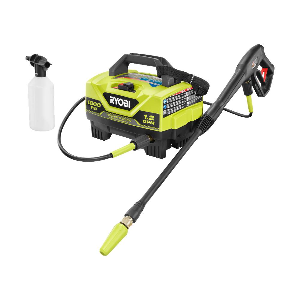 1800 PSI 1.2 GPM ELECTRIC PRESSURE WASHER | RYOBI