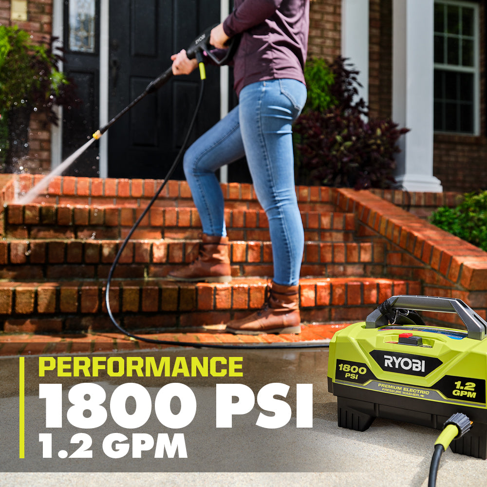 1800 PSI 1.2 GPM ELECTRIC PRESSURE WASHER | RYOBI