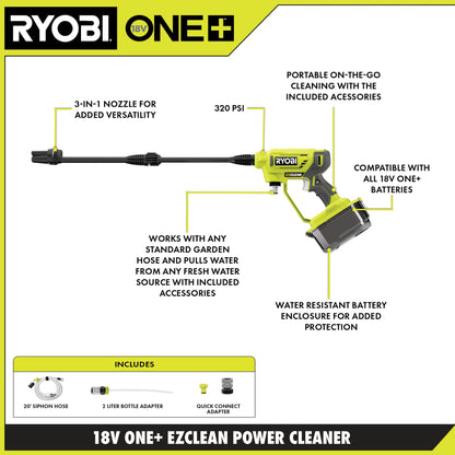 18V ONE+ EZ CLEAN POWER CLEANER KIT | RYOBI