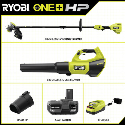 18V ONE+ HP BRUSHLESS 2-TOOL COMBO KIT | RYOBI