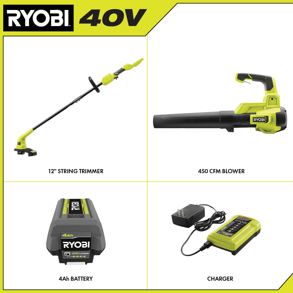 40V 2-TOOL COMBO KIT | RYOBI