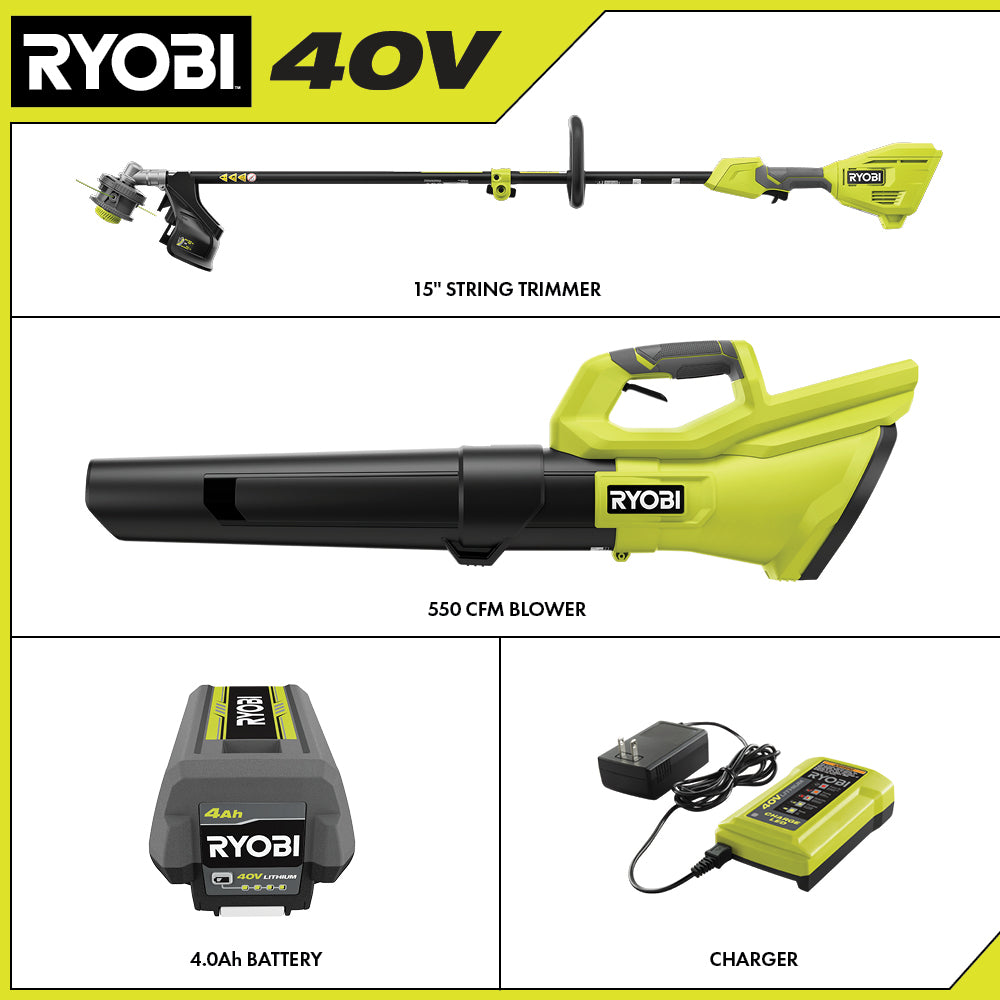 40V 2-TOOL COMBO KIT | RYOBI