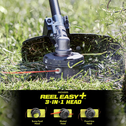 40V HP BRUSHLESS 600 CFM WHISPER SERIES BLOWER & 15″ CARBON FIBER STRING TRIMMER COMBO KIT | RYOBI
