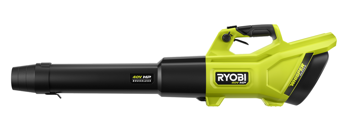 40V HP BRUSHLESS 600 CFM WHISPER SERIES BLOWER & 15″ CARBON FIBER STRING TRIMMER COMBO KIT | RYOBI