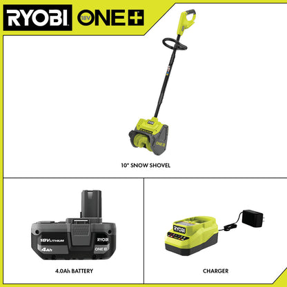 18V ONE+ 10″ SNOW SHOVEL KIT | RYOBI