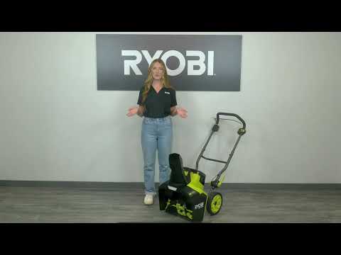 18V ONE+ HP BRUSHLESS 18″ SINGLE-STAGE SNOW BLOWER KIT | RYOBI