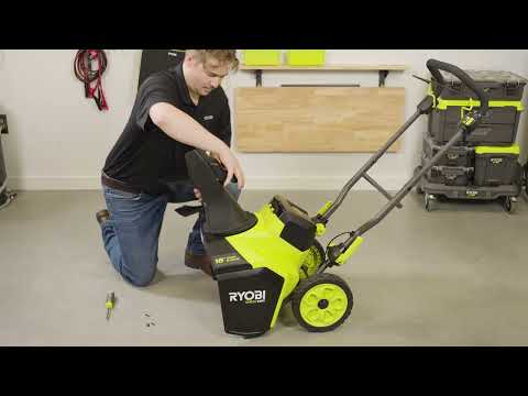 18V ONE+ HP BRUSHLESS 18″ SINGLE-STAGE SNOW BLOWER KIT | RYOBI