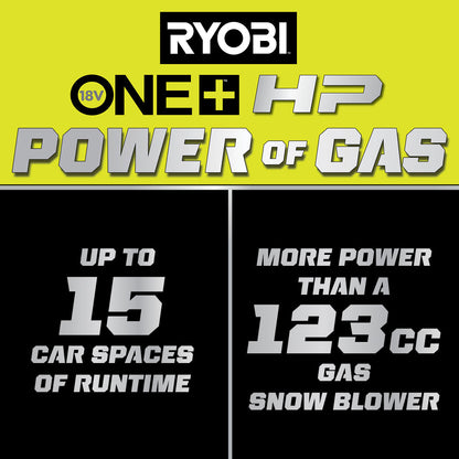 18V ONE+ HP BRUSHLESS 18″ SINGLE-STAGE SNOW BLOWER KIT | RYOBI
