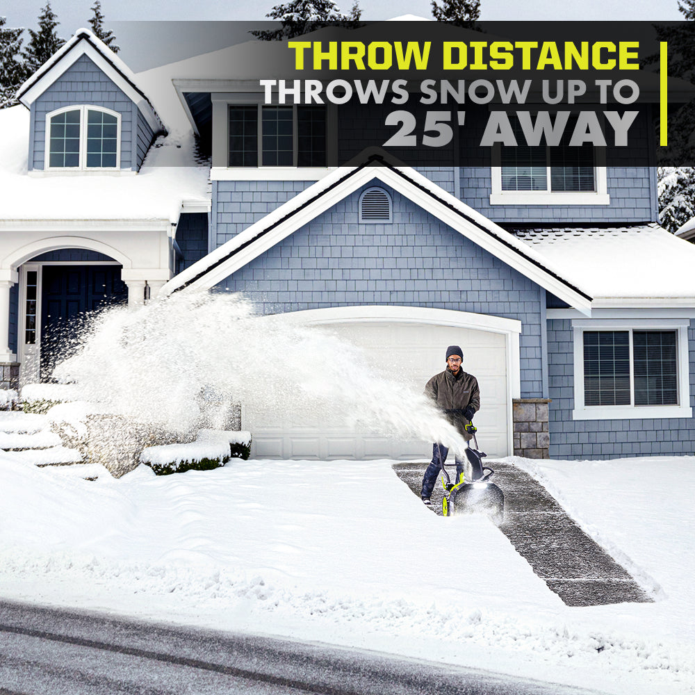 18V ONE+ HP BRUSHLESS 18″ SINGLE-STAGE SNOW BLOWER KIT | RYOBI