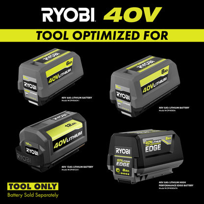 40V HP BRUSHLESS 18?? SINGLE-STAGE AUGER-PROPELLED SNOW BLOWER | RYOBI