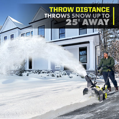 40V HP BRUSHLESS 18?? SINGLE-STAGE AUGER-PROPELLED SNOW BLOWER KIT | RYOBI